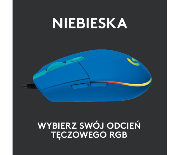 LOGITECH G102 Lightspeed Gaming Blue - 592507 - zdjęcie 10